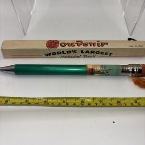 Vtg 1950's Worlds Largest Mechanical Pencil 10" Japan In Original MAILER Box NY